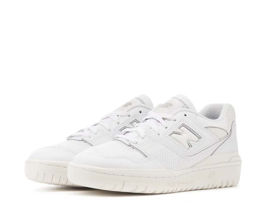 New Balance 550 W White suela — cupsole baloncesto vintage blanco