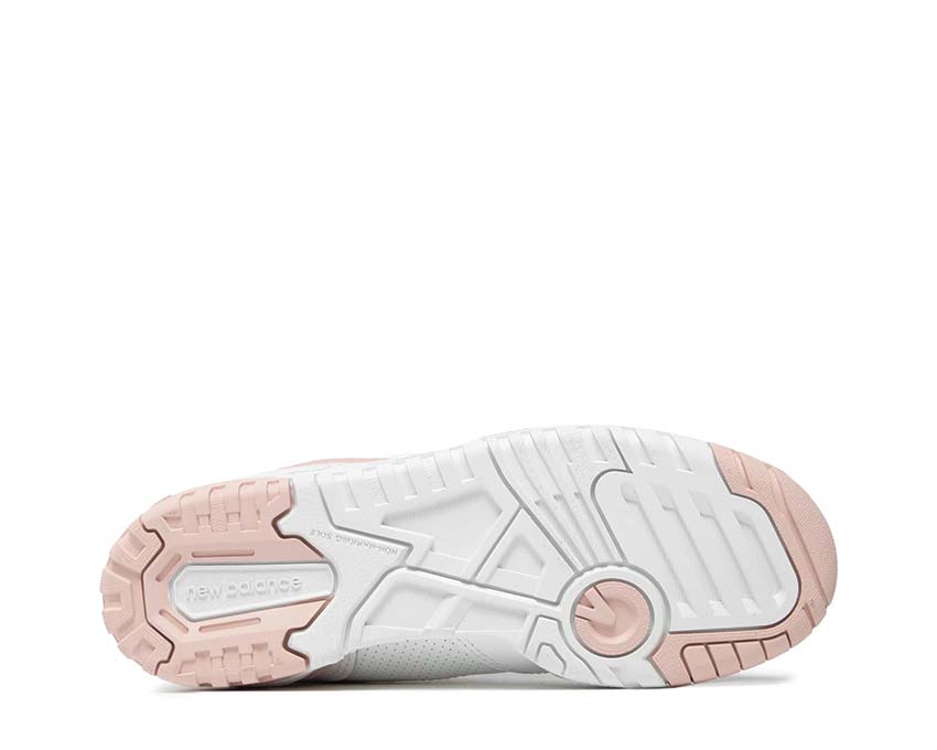 New Balance 550 W White Pink suela — cupsole vintage
