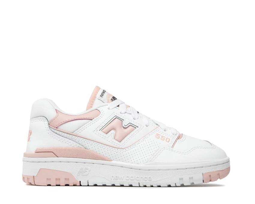 New Balance 550 W White Pink — sneaker mujer baloncesto vintage cupsole