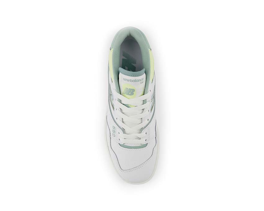 New Balance 550 W White Salt Marsh sole — cupsole vintage basketball