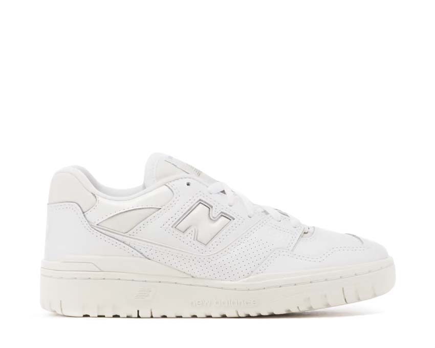 New Balance 550 W White — zapatilla mujer baloncesto vintage cuero blanco