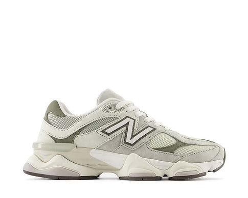 New Balance 9060 Olivine Lichen Green — zapatilla hombre chunky estilo 00s