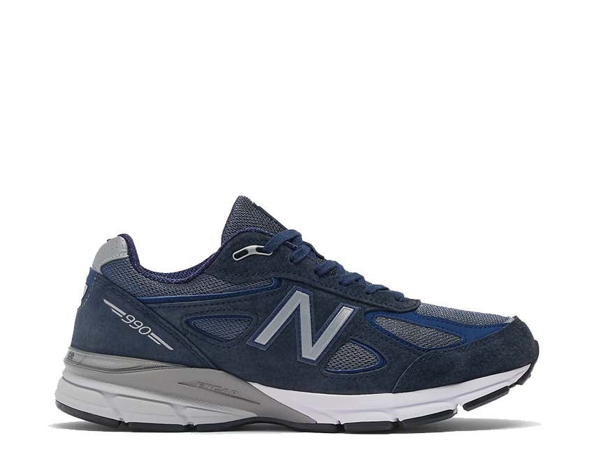 New Balance 990v4 Made in USA Navy — zapatilla hombre malla y ante