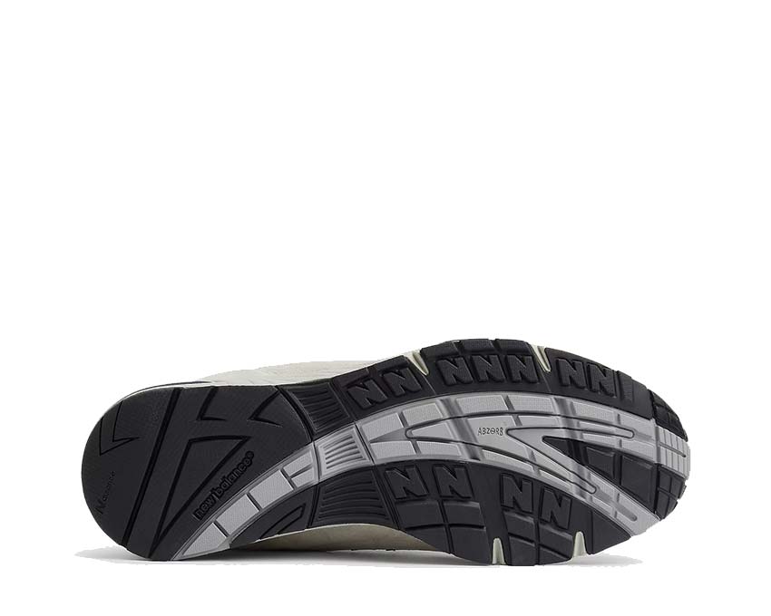 New Balance 991 V1 Urban Winter — three quarters back view pelican fossil