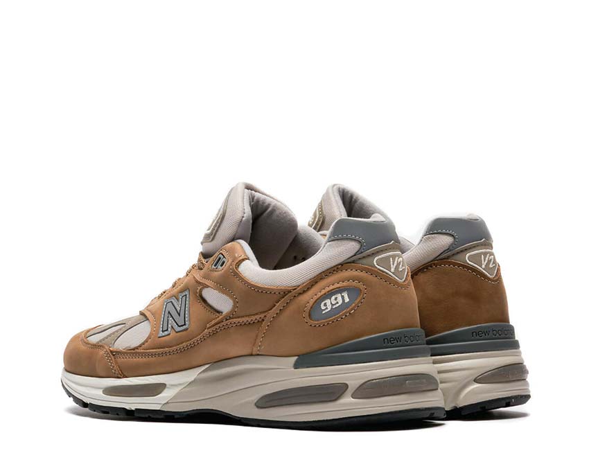 New Balance 991 V2 Made in UK Coco Mocca sole — ENCAP cushioning