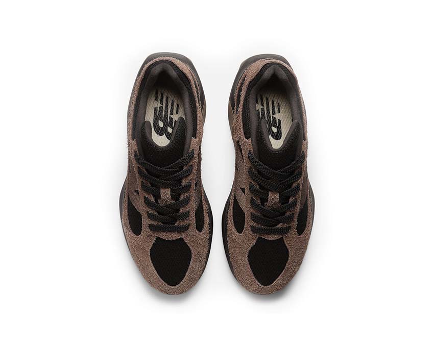 New Balance WRPD Runner Dark Mushroom — back view technical heel counter