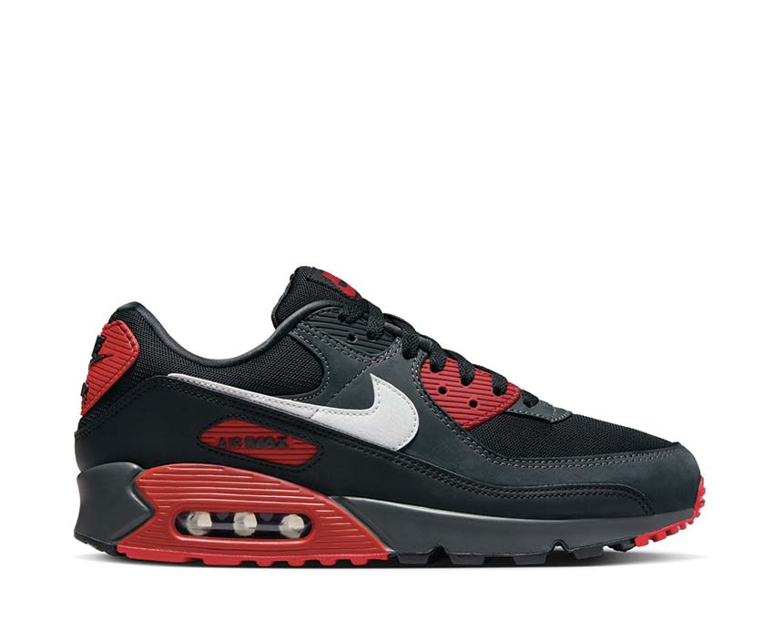 Nike Air Max 90 Anthracite / Summit White - Black - Mystic Red FB9658-001