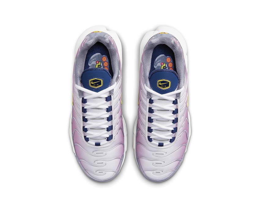 Nike Air Max Plus W Violet Dust détail — tige Tuned Air en mesh