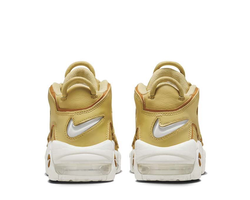Nike Air More Uptempo W Buff Gold semelle — amorti Air Uptempo Bronzine