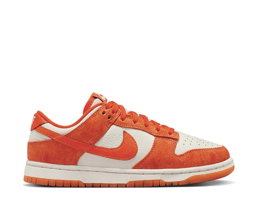 Nike Dunk Low Wmns Light Bone Safety Orange — sneaker unisex retro