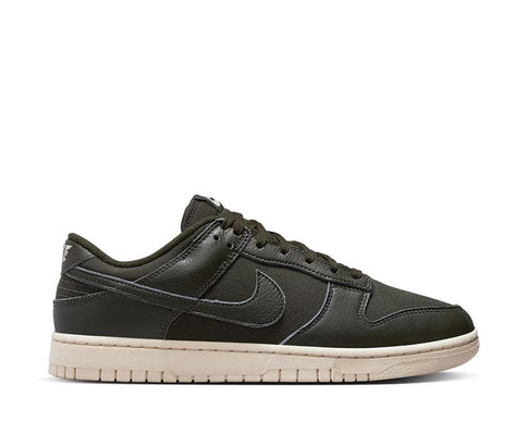 Nike Dunk Low Retro PRM Sequoia — sneaker homme cuir premium