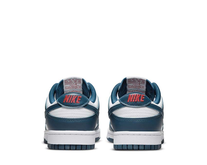Nike Dunk Low Retro Valerian Blue suela — suela de goma translúcida