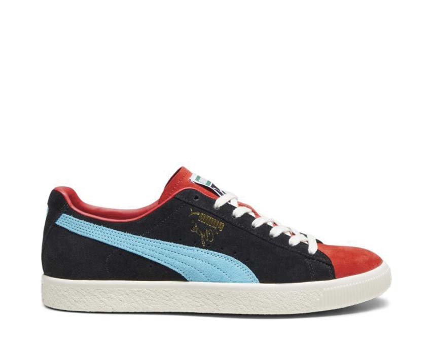 Puma Clyde OG Black Red — zapatilla hombre ante baloncesto vintage