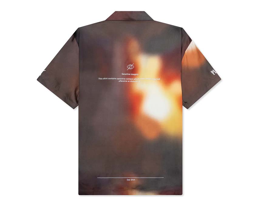 Puma x Pleasure AOP Shirt Multi dos — dos imprimé toute surface Pleasure