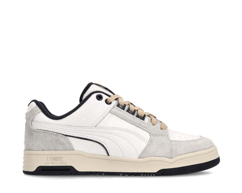 Puma Slipstream Lo Service Line White Navy — men's sneaker premium leather