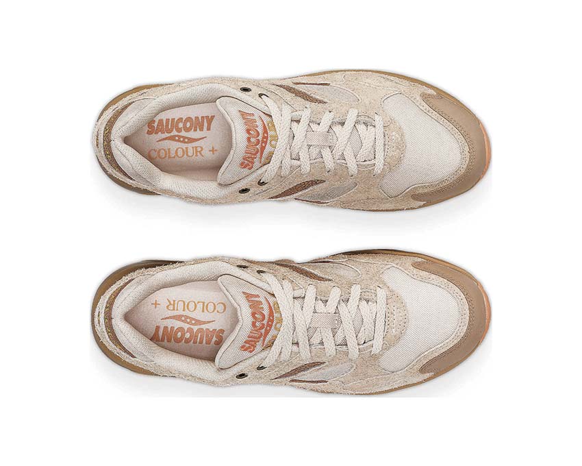 Saucony X Colour Plus Grid Shadow 2 Beach Ramble detail — EVA sole