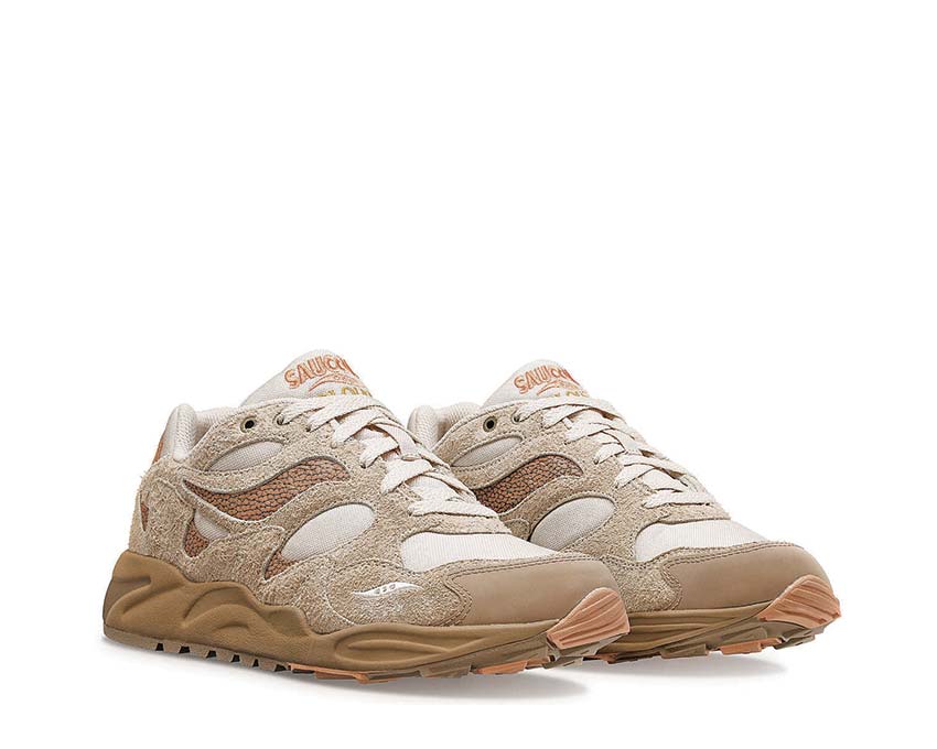 Saucony X Colour Plus Grid Shadow 2 Beach Ramble side view — ProGrid cushioning