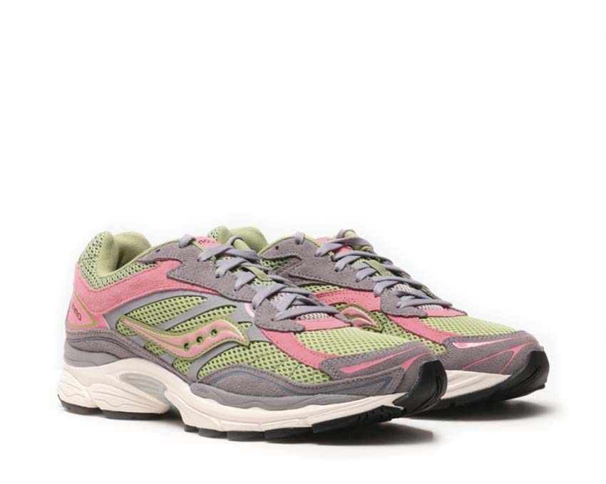 Saucony Progrid Omni 9 vue latérale — tige mesh respirante