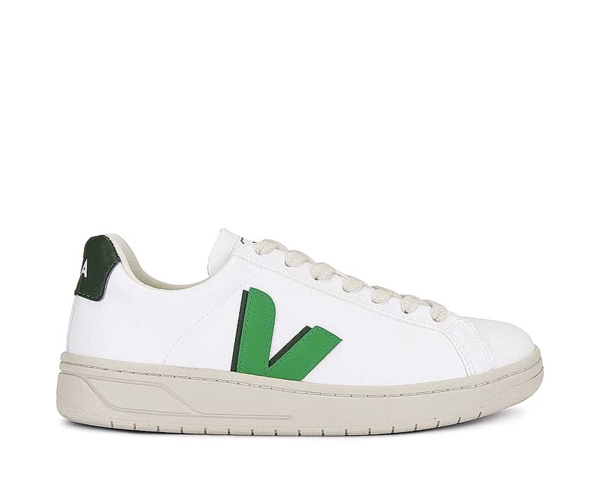 Veja Urca White Leaf/Cyprus — zapatilla mujer cuero ecológico