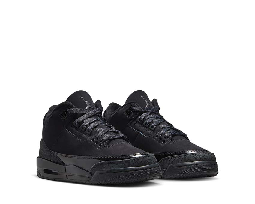 Jordan Air Jordan 3 Retro Black Cat GS semelle — amorti Air