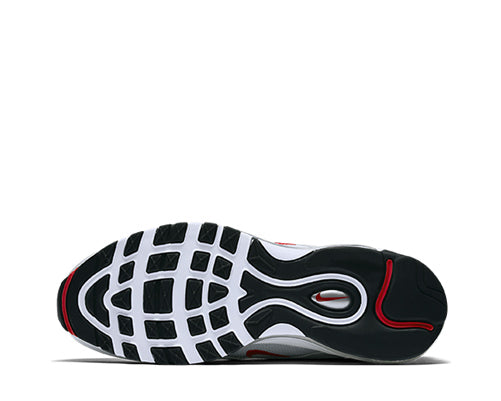 Nike Air Max 97 OG Metallic Silver Bullet — rear view iconic silver colorway