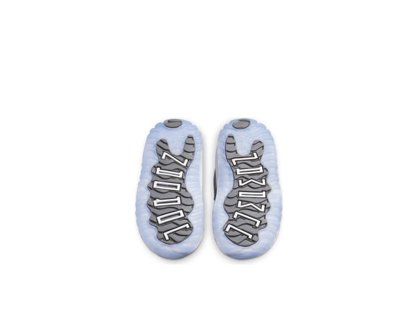 Air Jordan 11 Baby Retro 3/4 Medium Grey — front view Jordan 11 baby grey