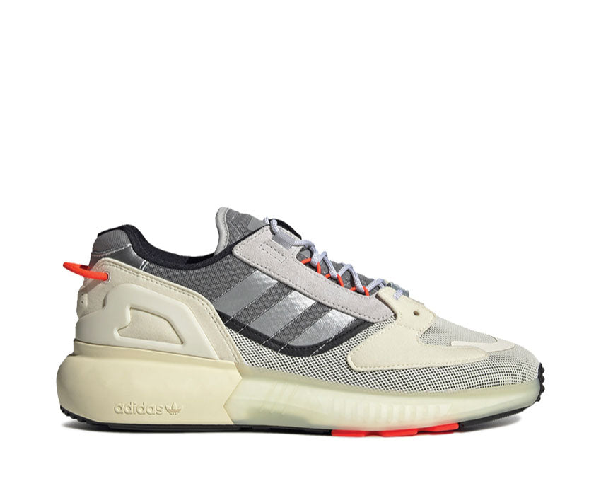 Adidas ZX 5K BOOST 5K89 Silver Metallic / Cream White / Solar Red GY5993