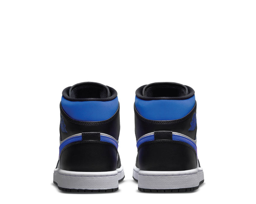 Jordan Air Jordan 1 Mid White Racer Blue suela — suela media blanca