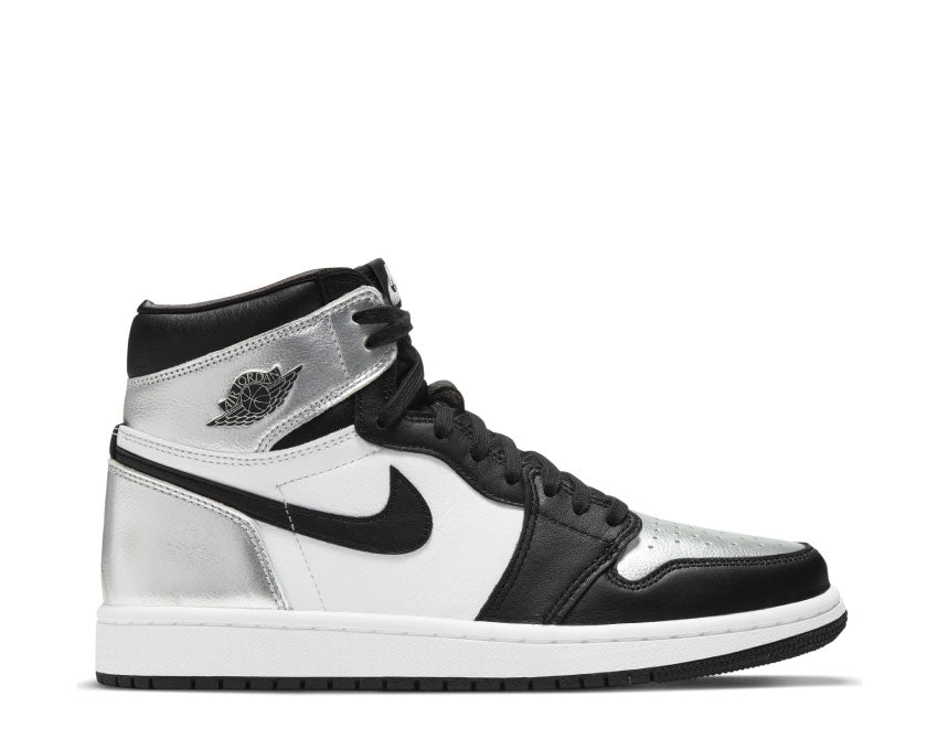 Air Jordan 1 High OG Black / Black - Metallic Silver - White CD0461-001