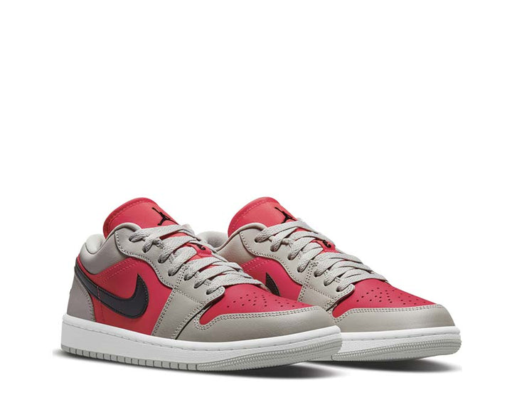 Air Jordan 1 Low LT Iron Ore / Black - Siren Red DC0774-060