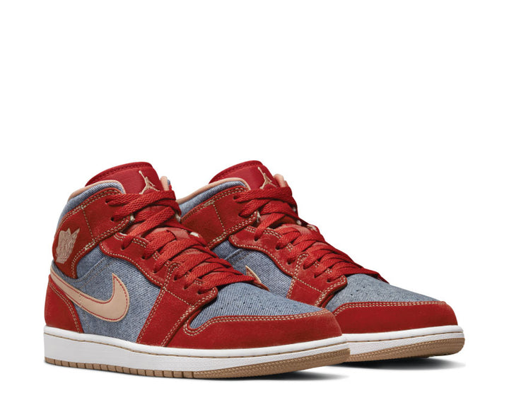 Air Jordan 1 Mid SE Cinnabar / Hemp - White DM4352-600