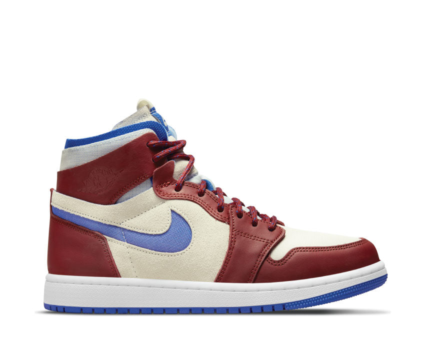 Air Jordan 1 Zoom Air Comfort Sail / Redstone - Hyper Royal - White CT0979-104