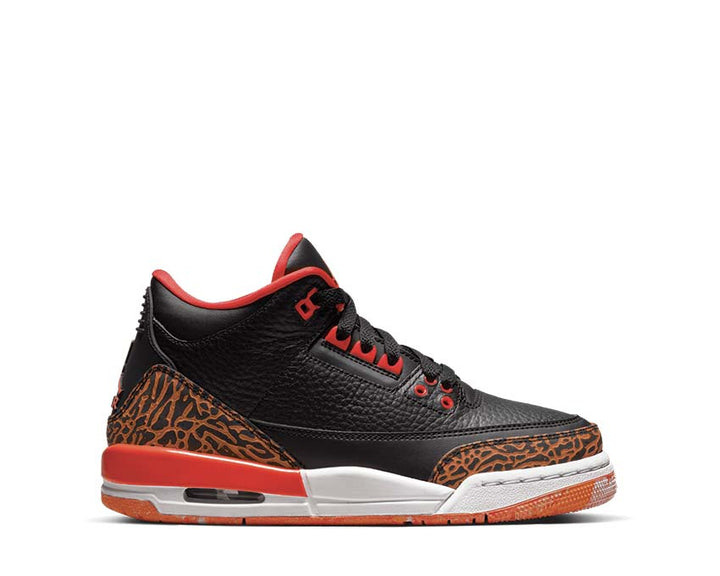 Air Jordan 3 Retro GS Black / Kumquat - Team Orange - White 441140-088