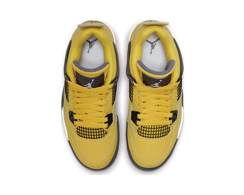 Air Jordan 4 Retro GS Tour Yellow / Dark Blue Grey - White 408452-700