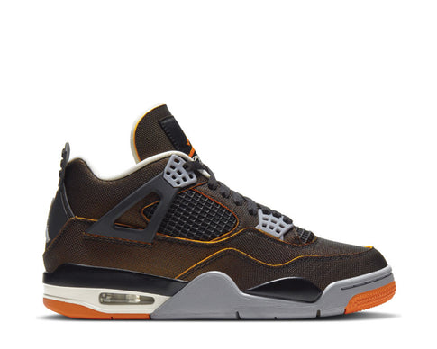 Jordan Air Jordan 4 Retro SE W Starfish Sail Black Starfish LT Smoke Grey — sneaker mujer naranja gris