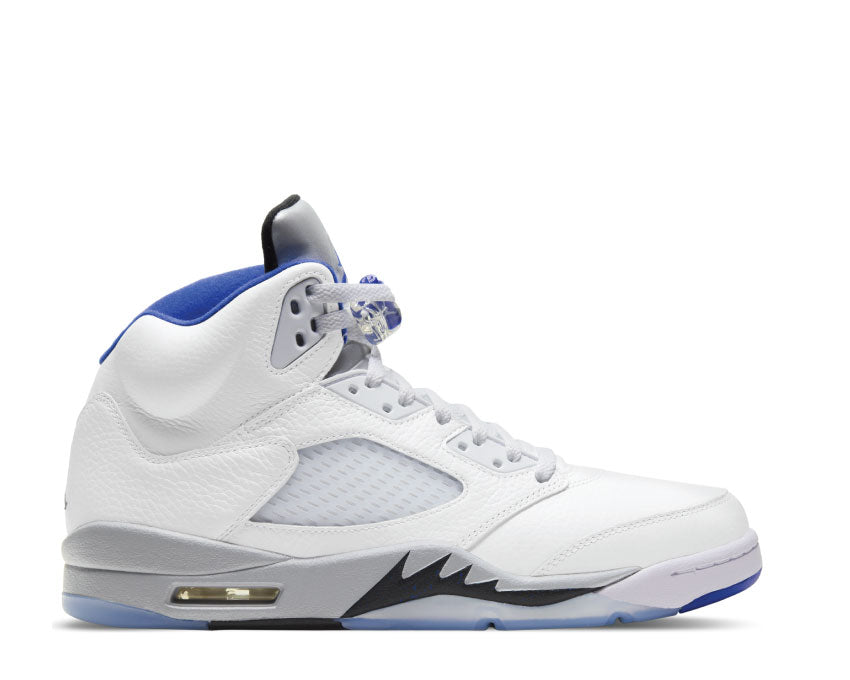 Air Jordan 5 Retro White / Hyper Royal - Stealth - Black DD0587-140