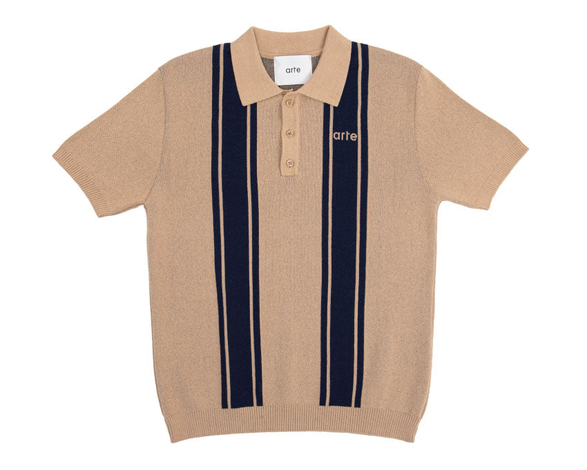 Arte Pete Polo Creme / Navy SS21-010S