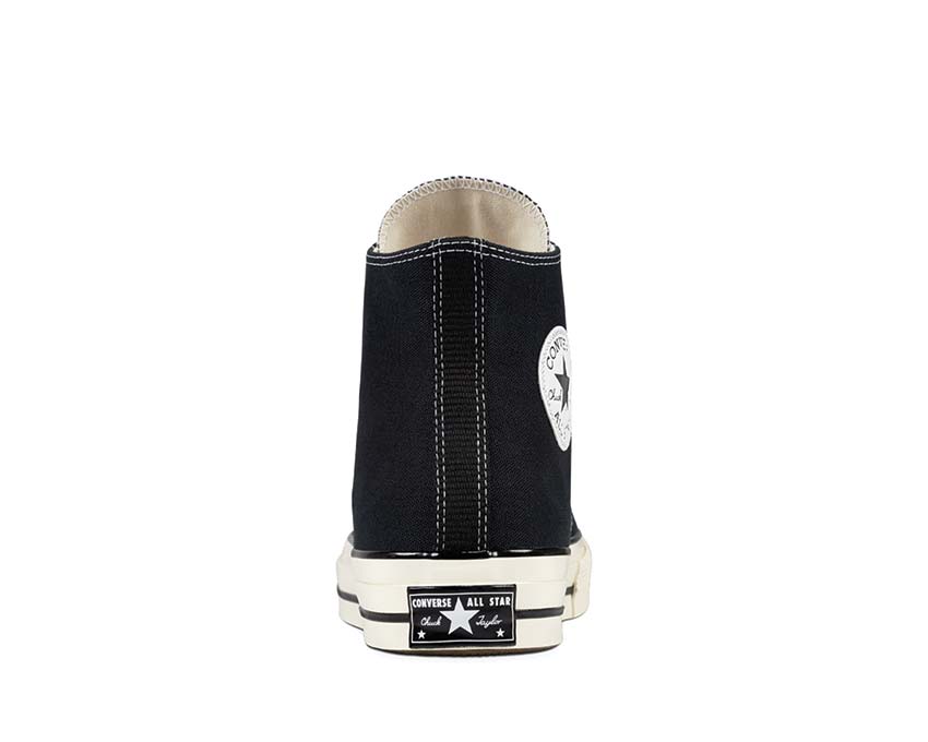 Converse Chuck 70 Classic High Top Black detail — iconic Chuck 70 heel patch