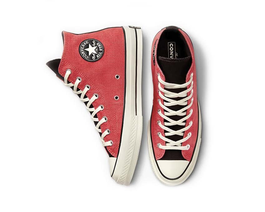 Converse Chuck 70 Hi Rhubarb Pie suela — suela de goma vulcanizada rosa