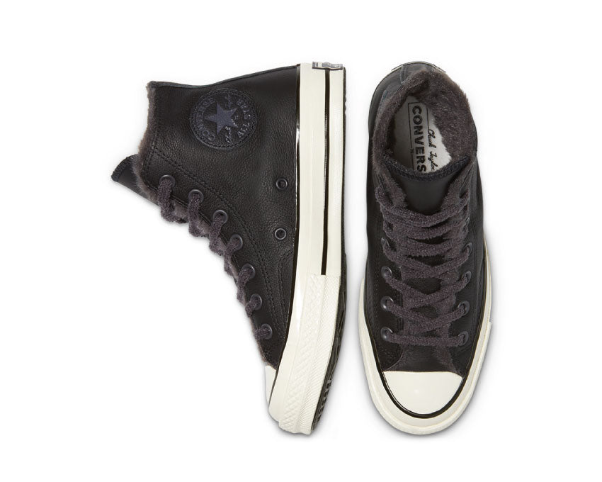 Converse Chuck 70 Hi Black sole — textured vulcanized rubber sole