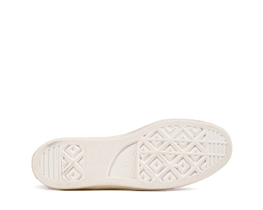 Converse Chuck 70 Marquis Hi Vintage White semelle — semelle plateforme caoutchouc blanc