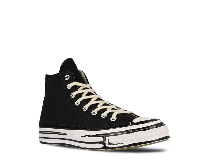 Converse X Joshua Vides CT70 Black/White suela — suela de goma con artwork Vides