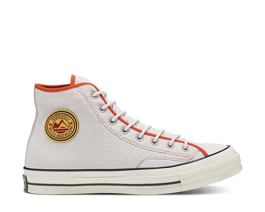 Converse East Village Explorer Chuck 70 High Top Pale Putty / Campfire Orange 165927C