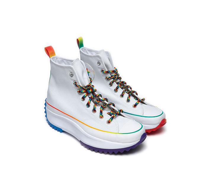 Converse Run Star Hike Hi White / Multi / Optical White 170824C