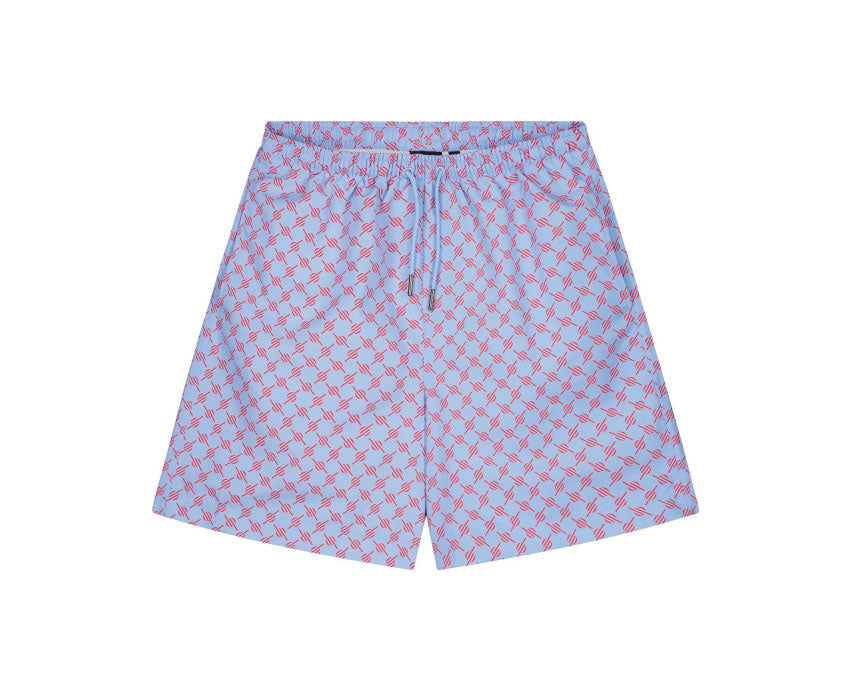 Daily Paper Kali Shorts Blue / Red Monogram 2111147