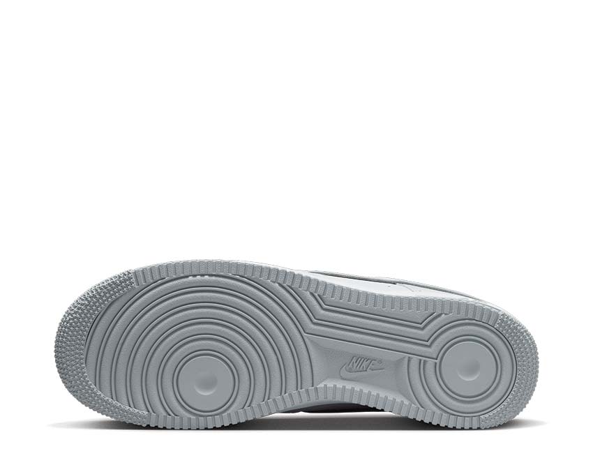 Nike Air Force 1 '07 White Wolf Grey — vista trasera sneaker hombre