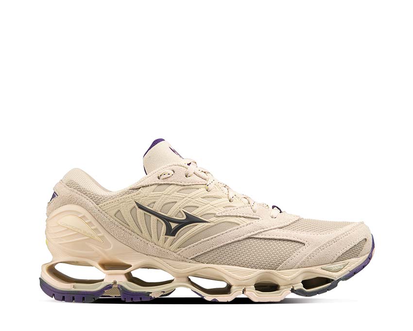 Mizuno Wave Prophecy LS Cream/Purple — zapatilla hombre tecnología Wave