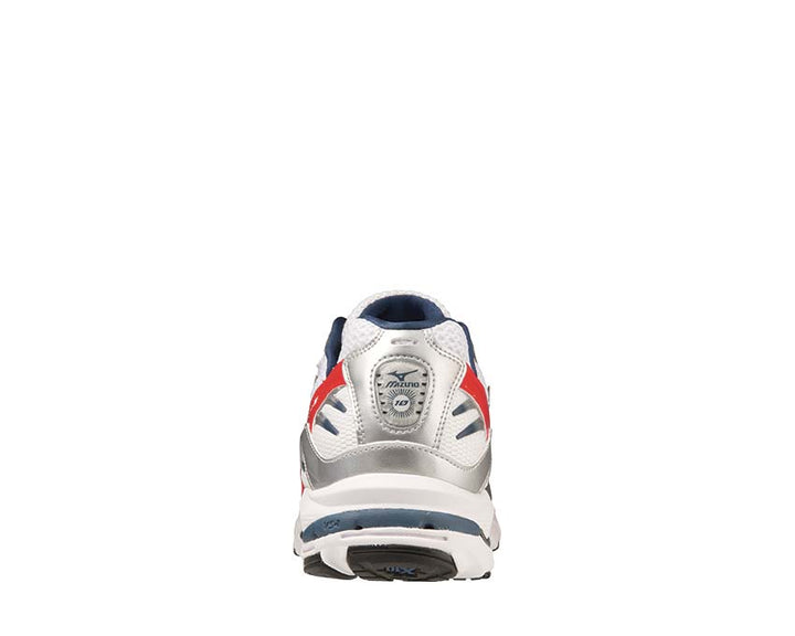 Mizuno Wave Rider 10 White / Grey / Red / Blue D1GA210408