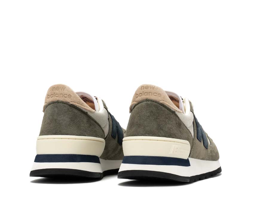 New Balance 990 V1 Grey/Blue suela — tecnología ENCAP running
