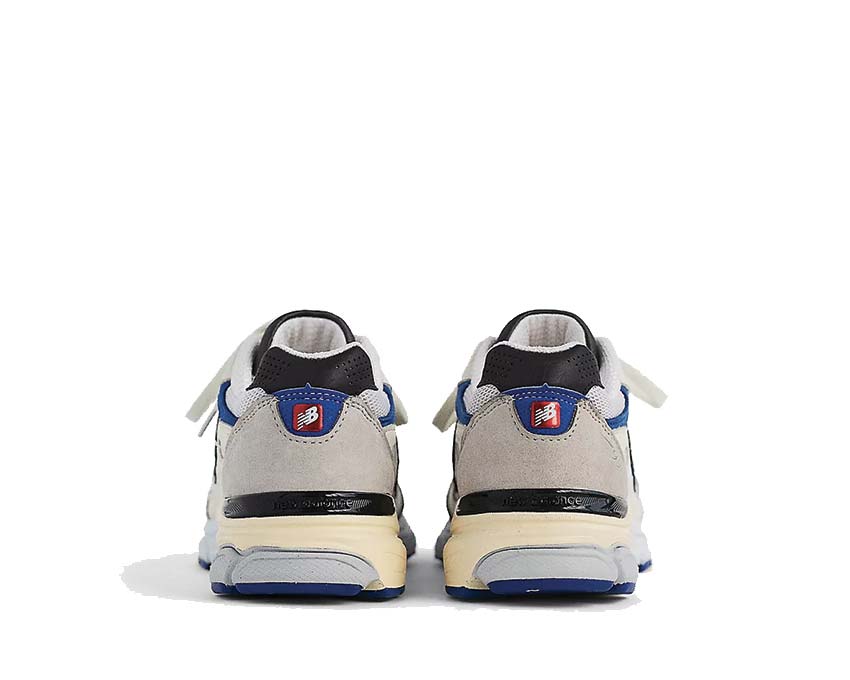 New Balance 990 White/Blue sole — ENCAP technology